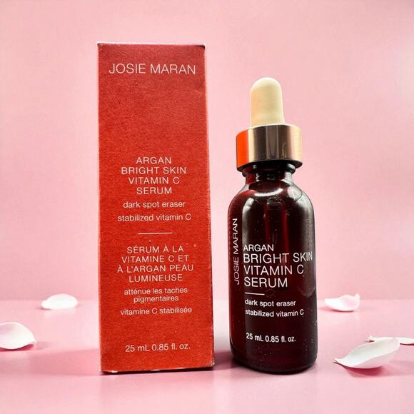 Josie Maran Argan Bright Skin Vitamin C Serum 25mL/0.85 Fl Oz Dark Spot Eraser - Picture 1 of 1